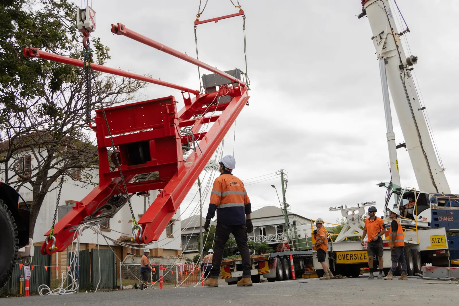 Tower crane assembly, Fortitude Valley